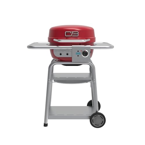 Bistro Pro Electric Grill & Griddle + Charcoal Mode, Red - 25302146