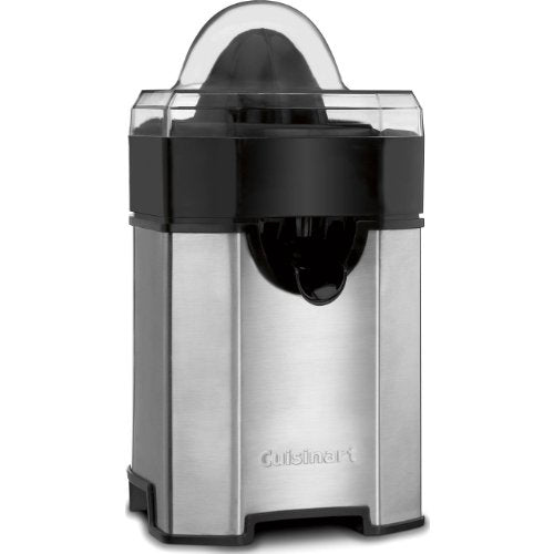 Cuisinart Pulp Control Citrus Juicer, Orange Juicer Squeezer and Lemon Squeezer with 3 Pulp Control Settings, Accommodates Small Limes and Large Grapefruits, CCJ-500P1, Black/Stainless Steel