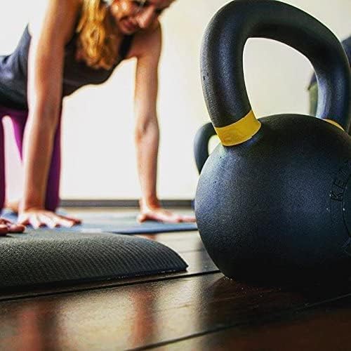 Kettlebell Kings Powder Coated Kettlebell Weights - 9-97 lb Strength Training Kettlebells for Men and Women - Hand Weights Workout Gym Equipment - Weights Set for Home Gym- New