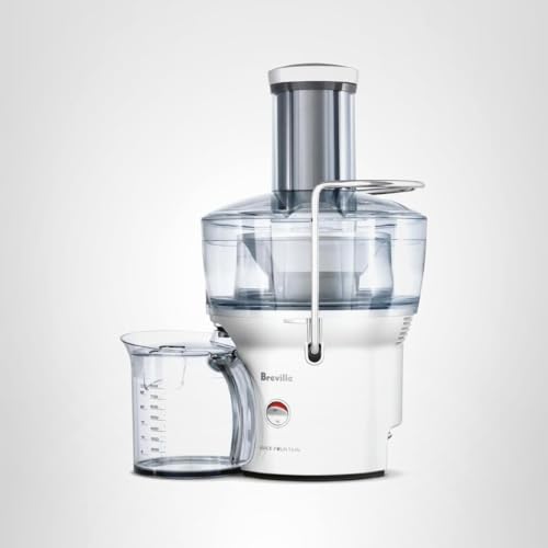 Breville BJE200XL Juice Fountain Compact Centrifugal Machine, 25 fl oz, Silver