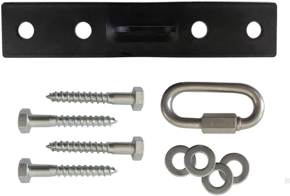Qualward Heavy Bag Hanger Bracket for Wood Beam, Stainless Steel Swing Hangers Ceiling Wall Mount