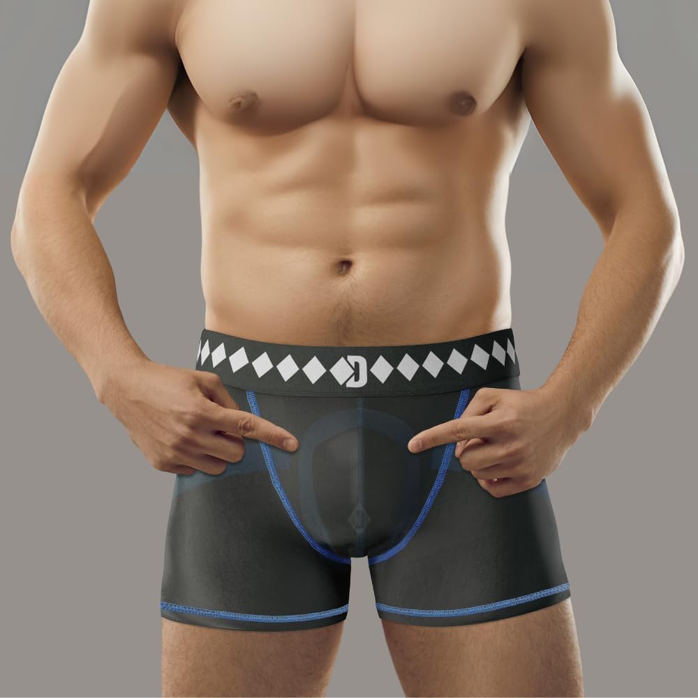 Diamond MMA Compression Shorts with Built-in Jock Strap Supporter with Athletic Cup Pocket for Sports