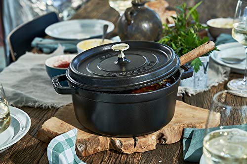 Staub Round Dutch Oven 4-Quart Matte Black