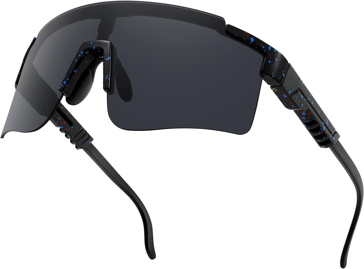 MALIDAK Sports Sunglasses for Mens Women Youth Baseball Sunglasses UV400 Protection Men Cycling Glasses