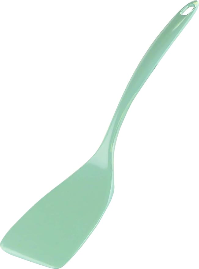 Spatula, Turner for Non-stick pans, Heat Resistant, Flipper, BPA Free Melamine Utensil with Ergonomic Handle by Reston Lloyd 11 inch, Seafoam