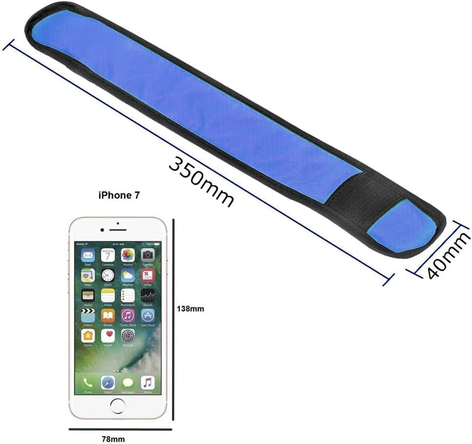 LOBKIN Safety Bracelets, LED Slap Armband Kids Walking at Night Safe LED Light Wrist Light Reflective Belt, Magic Band Running Lights for Runners