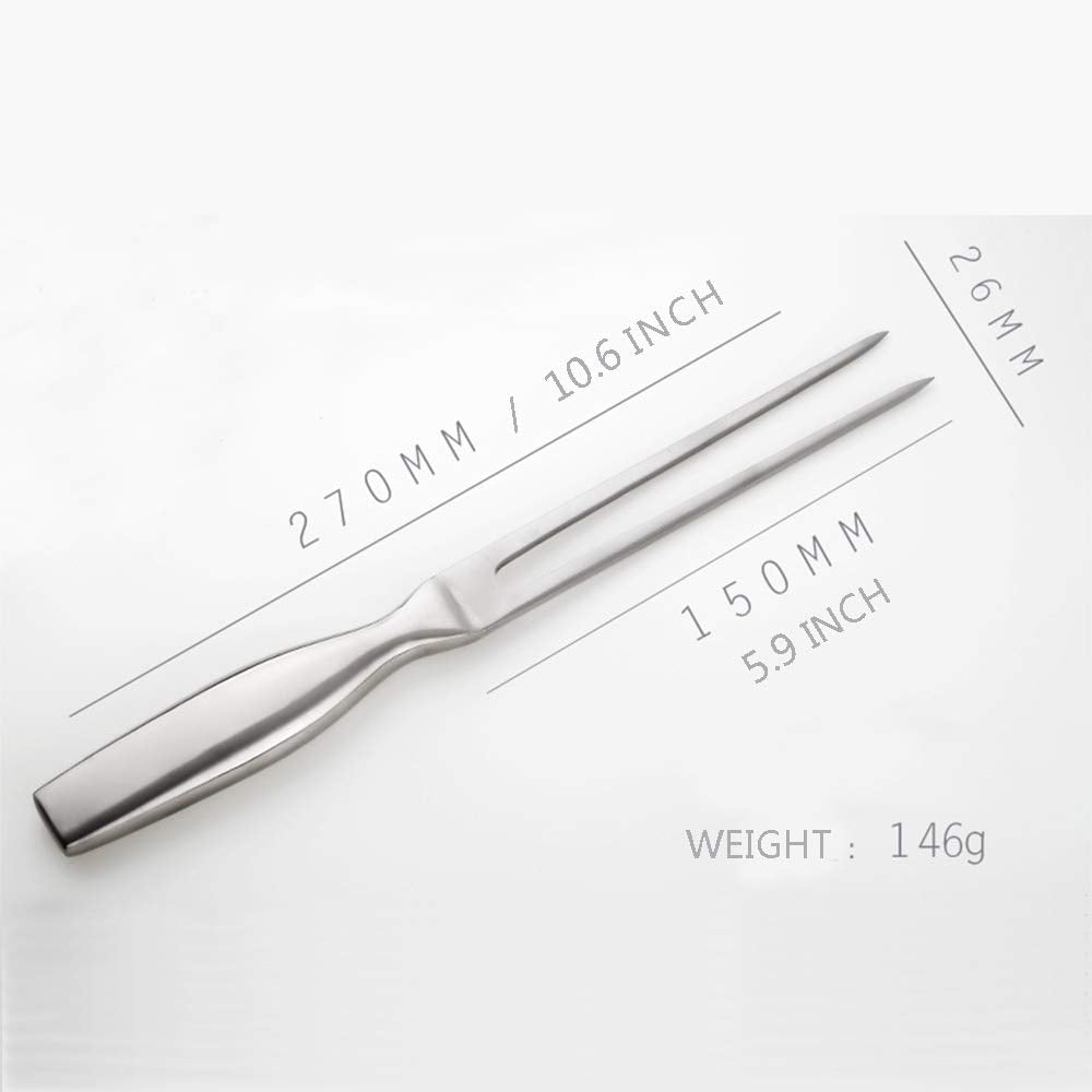 Kilajojo Stainless Steel Meat Fork Carving Fork 10.6 Inch 2 pcs per set