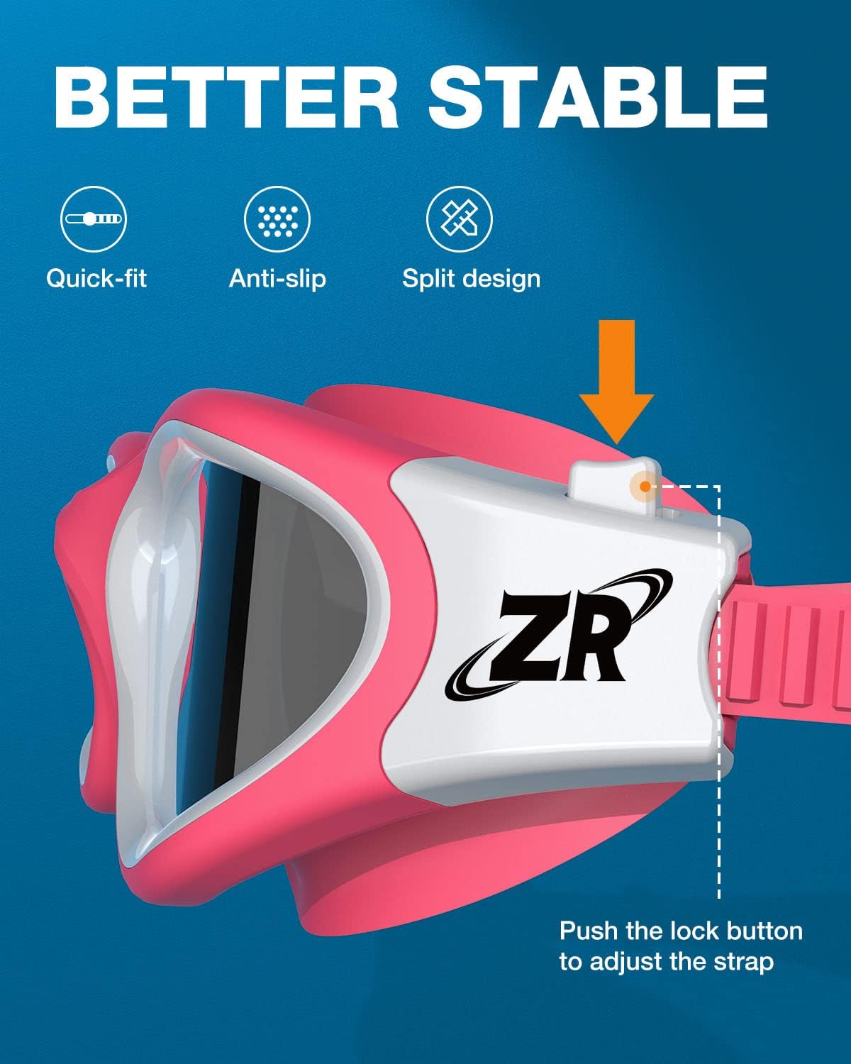 ZIONOR G1 Polarized Swimming Goggles for Unisex Adult Women Anti Fog 100% Anti UV Diving Goggles