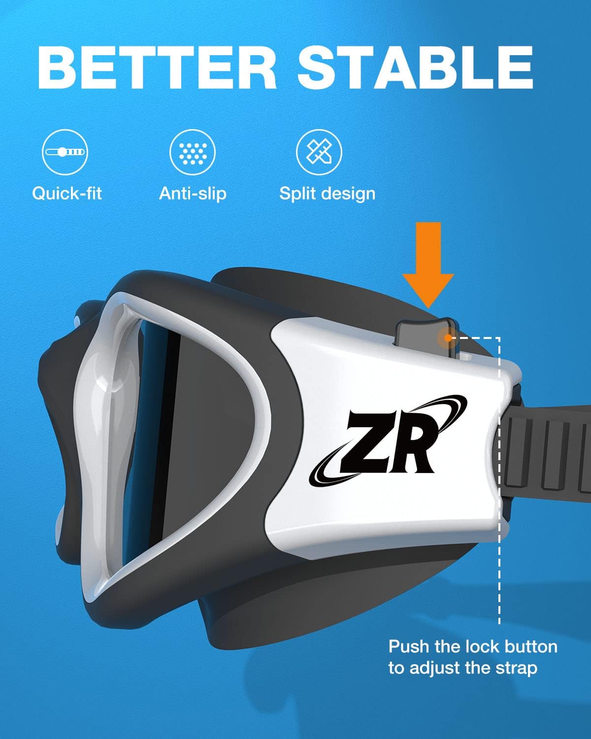 ZIONOR G1 Polarized Swimming Goggles for Unisex Adult Women Anti Fog 100% Anti UV Diving Goggles