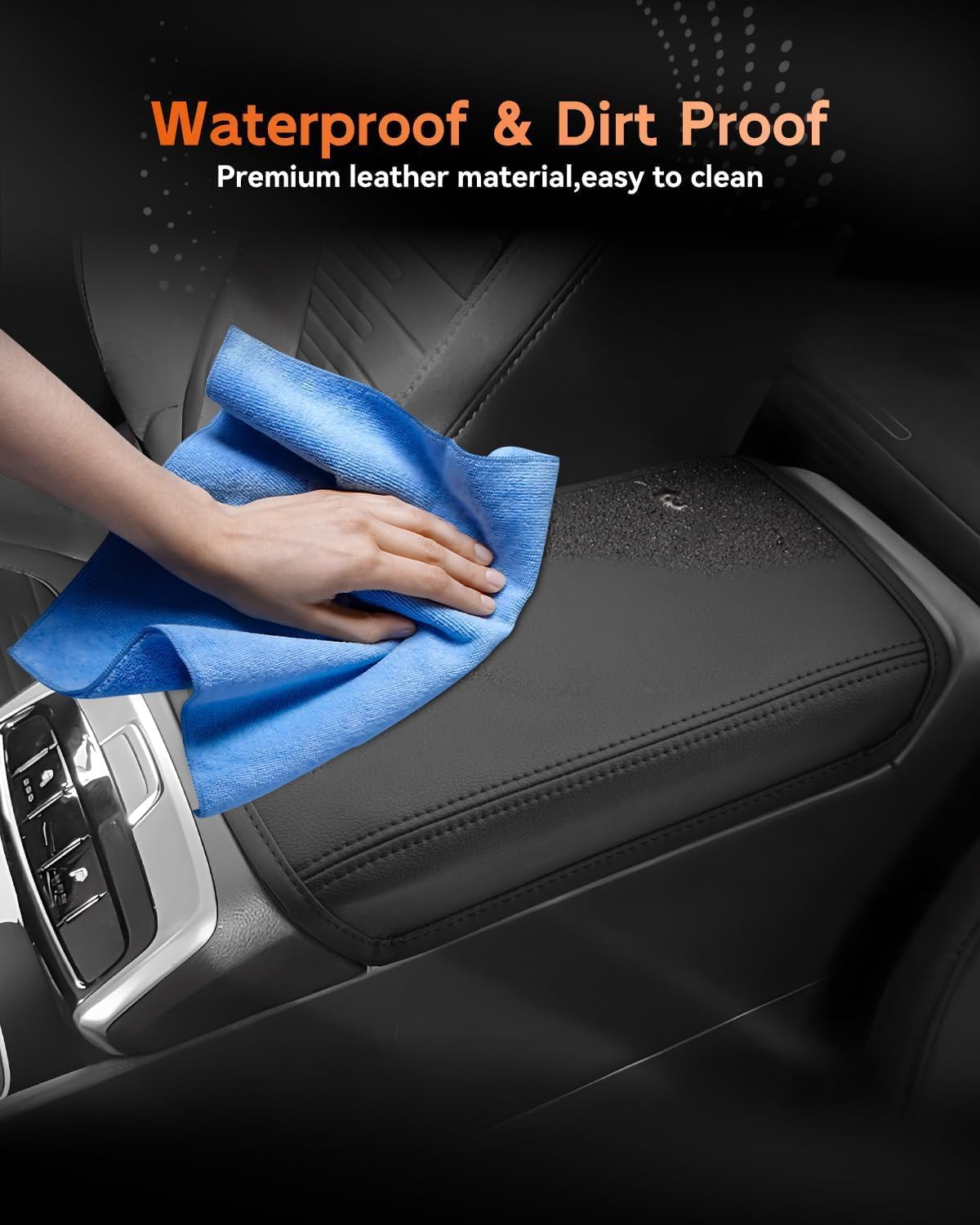 CDEFG for 2025 Hyundai Tucson Center Console Cover Armrest Cover for 2022 2023 2024 2025 Tucson Accessories Arm Rest Protector Fit Pickup Version