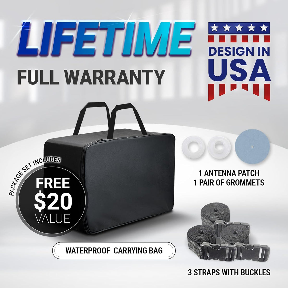 iCarCover Custom Car Cover for Pontiac GTO (1973) Waterproof All-Weather Rain Snow UV Sun Protector Full Exterior Indoor Outdoor Car Cover (Stripe - Black/Red)