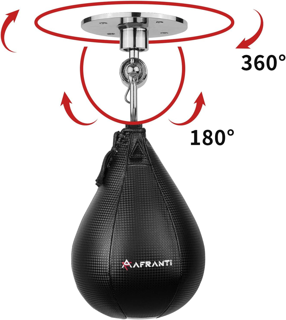 Heavy Duty Adjustable Speed Bag Platform Kit 24" + Speed Punching Ball (10"x7") Adjustable Height Wall Mount Professional Fitness Ball Boxing Reaction Training Kit