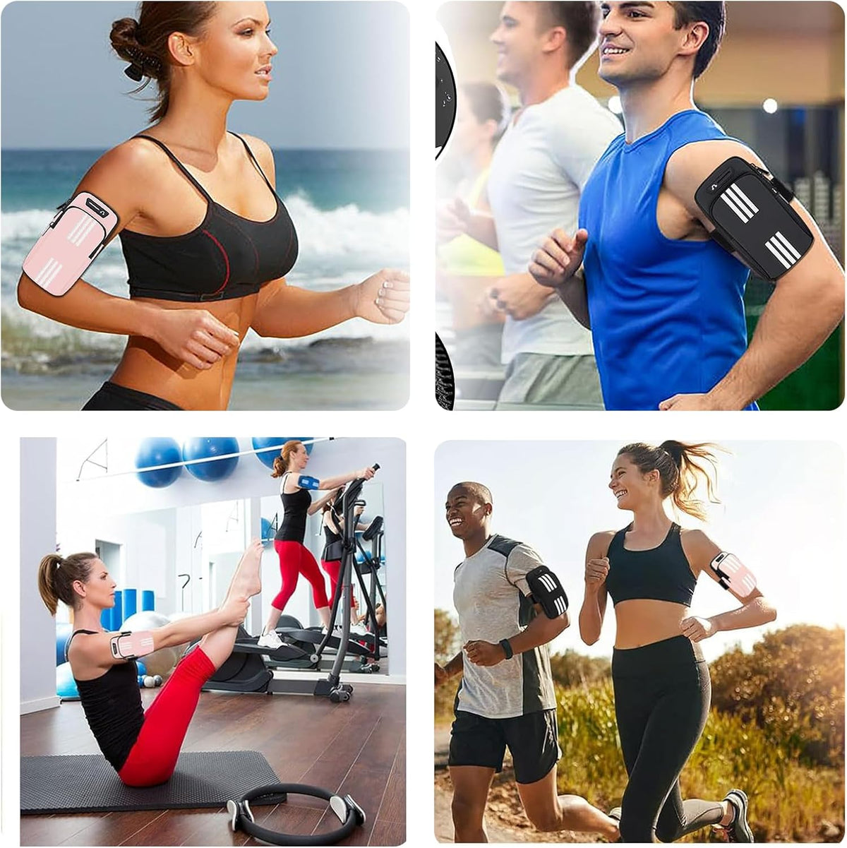 Running Armband, Cell Phone Purse Small Crossbody Bags for Women Men Kids Pouch for iPhone 15/14/13 pro/Plus/xs/xr/xs max, Galaxy S22 Ultra and More