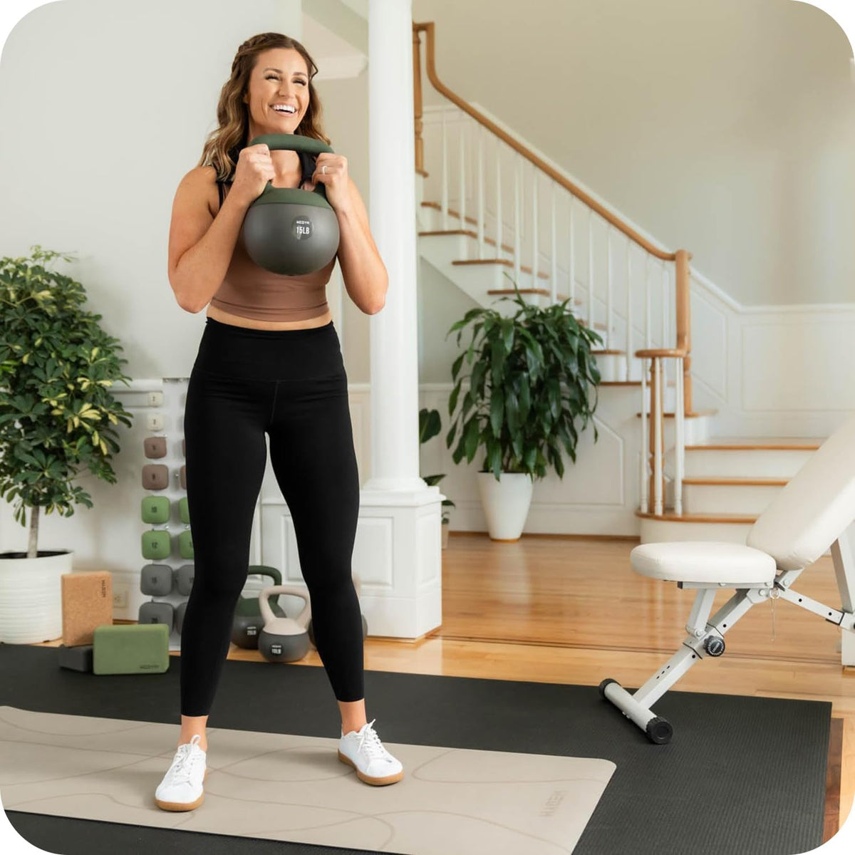 Soft Kettlebells with Cushioned Impact-Resistant Base and Anti-Slip, Wide-Grip Handle for Home Workouts, Weightlifting, and Full Body Strength Training