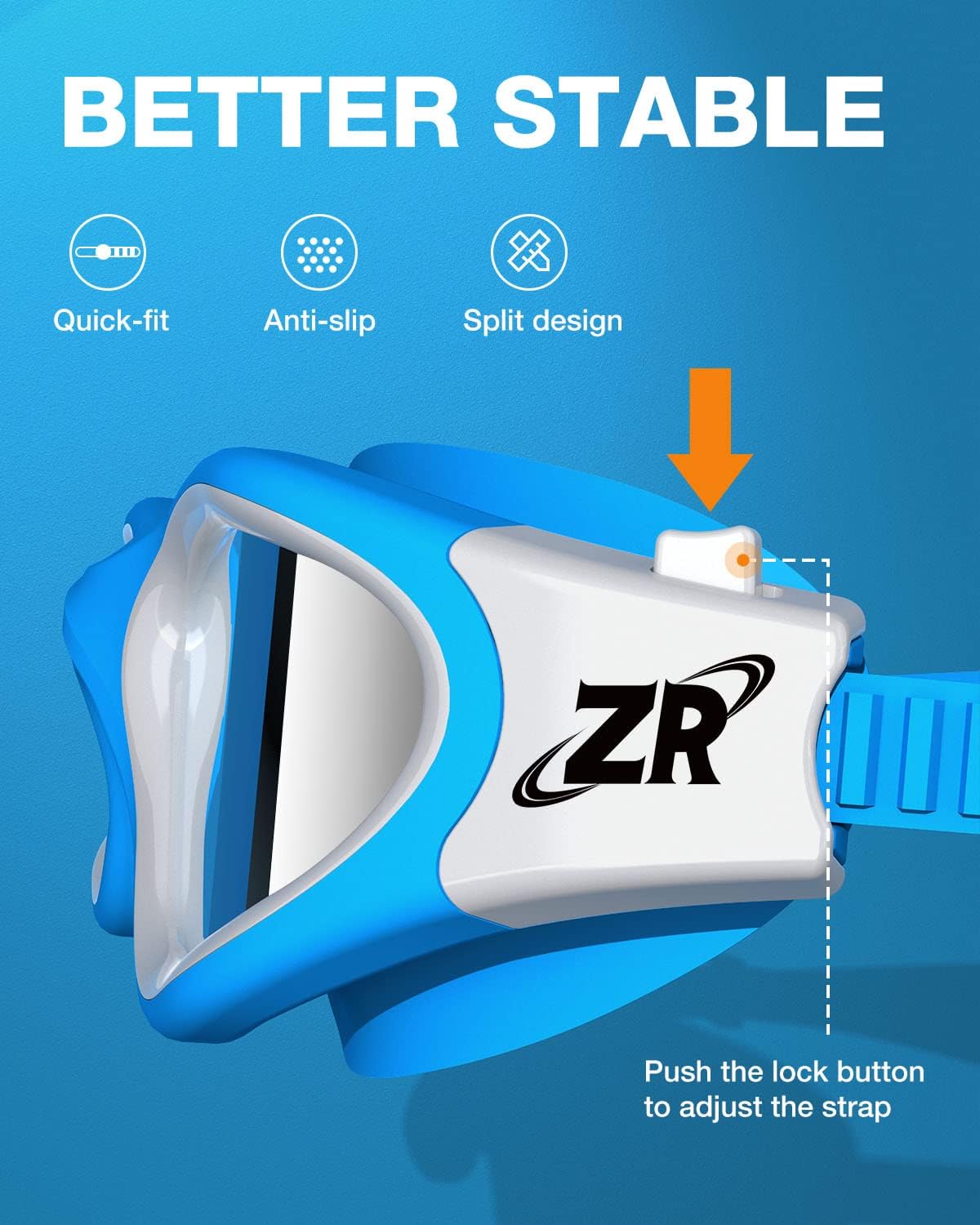 ZIONOR G1 Polarized Swimming Goggles for Unisex Adult Women Anti Fog 100% Anti UV Diving Goggles