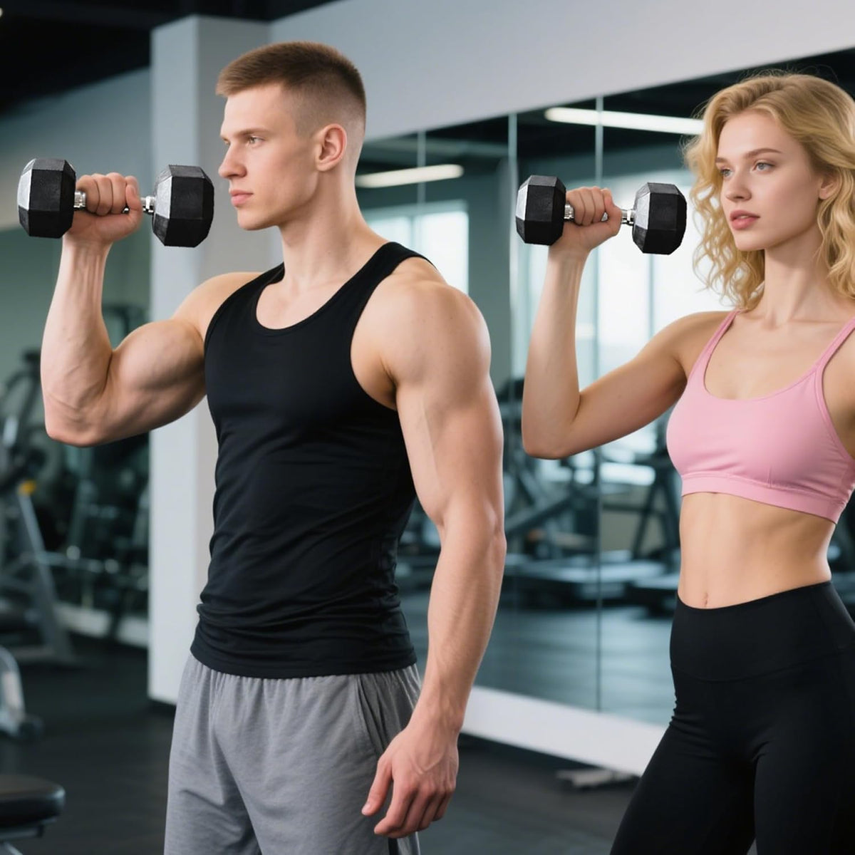 Ritafer Hex Weight Dumbbell Set with Rack Hand Weights for Strength Training Rubber Coated Dumbbells for Home Gyms Exercise & Fitness Training Muscle 5/10/15/20/25/30/35/40/45/50 lbs