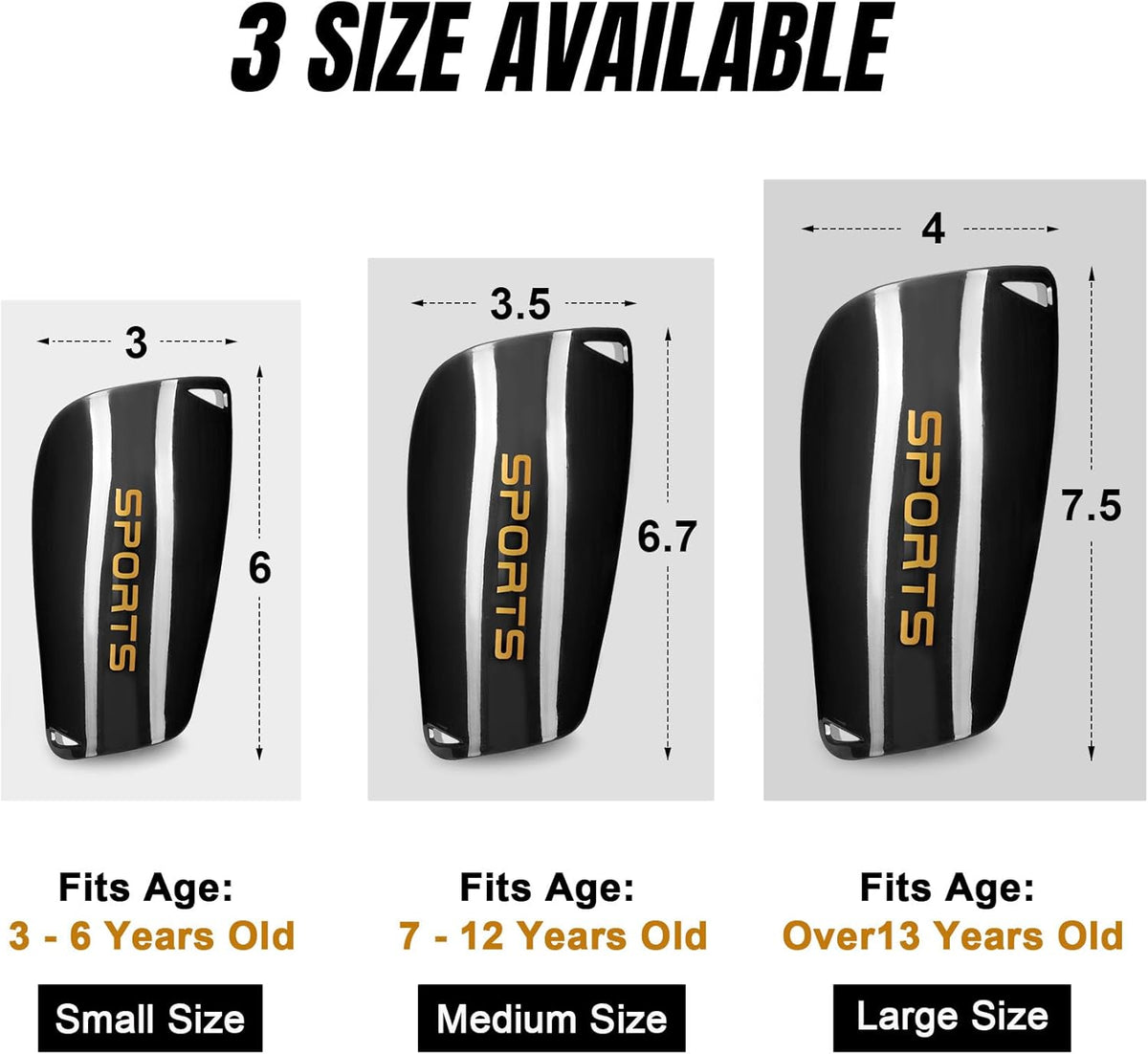 XZQTIVE Soccer Shin Guards with Shin Sleeves and Soccer Socks, Football Shin Pads Set for Kids Youth and Adult
