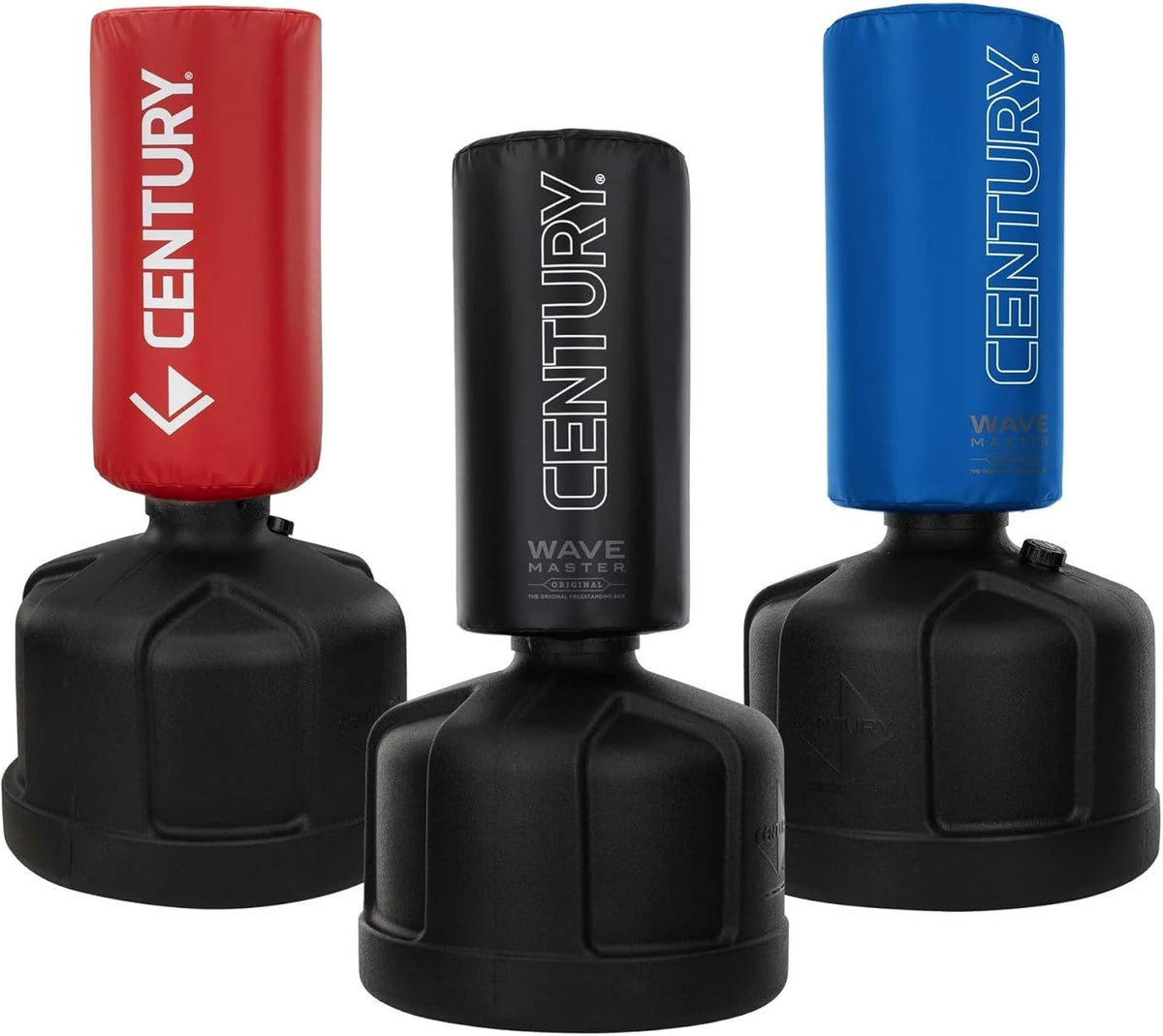 Century Original WAVEMASTER | Heavy Punching Bag - Training Bag, Martial Arts, MMA, Black, Karate, Taekwondo, Muay Thai, Freestanding, Kickboxing, Boxing