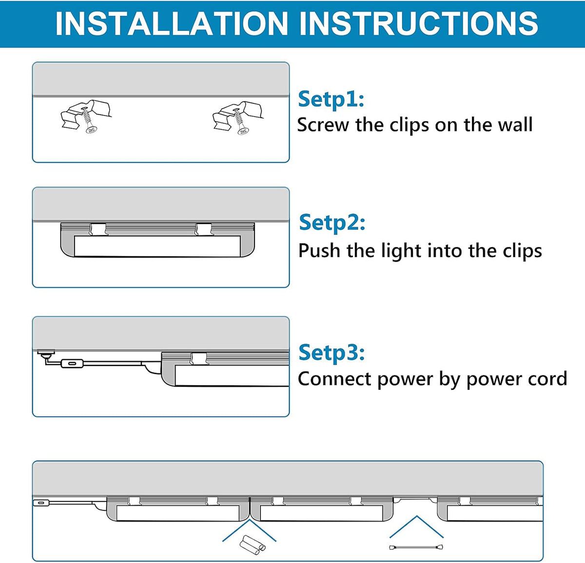 20 Pack, 8FT LED Shop Light Fixture, 144W 15500LM 6000K Cool White,High Output Linkable Tube Light, 4 Sided U Shape T8 8 Foot LED Shop Lights for Garage, Warehouse
