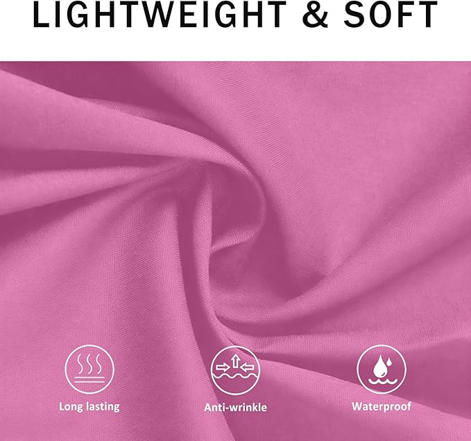 BOHARERS Pink Waitress Apron for Women with 3 Pockets - Durable Server Aprons for Restaurant Waterproof Oilproof