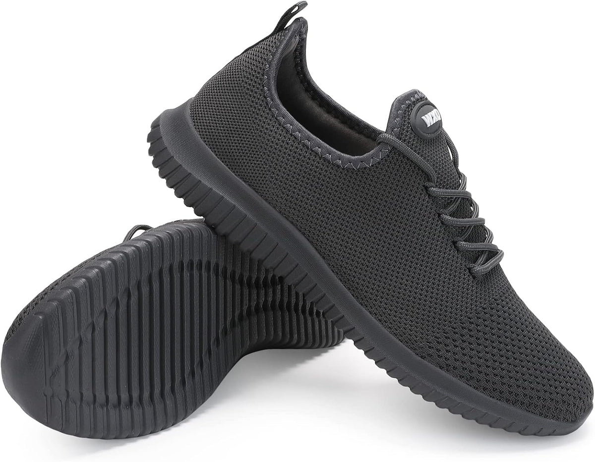 WXQ Men's Running Shoes Comfortable Lightweight Breathable Walking Shoes Mesh Workout Casual Sports Shoes