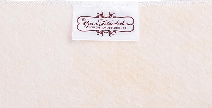 Yourtablecloth Heavy Duty Vinyl Rectangle or Square Tablecloth – 6 Gauge Heavy Duty Tablecloth – Flannel Backed – Wipeable Tablecloth with Vivid Colors & Many Sizes 52 x 108 Camel Print