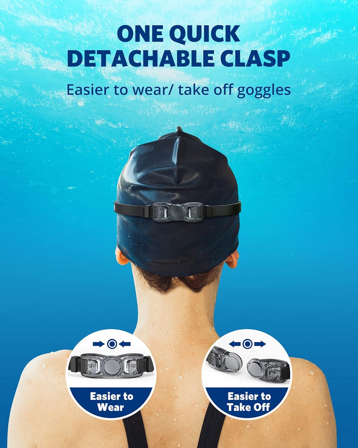 Aegend Swim Goggles, Swimming Goggles No Leaking Full Protection Adult Men Women Youth