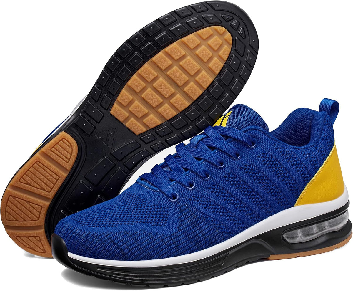 Mishansha Running Shoes for Men Sneakers Air Cushion Walking Shoes Comfortable Tennis Shoes Breathable Trail Running Shoes US Men 7.5-15