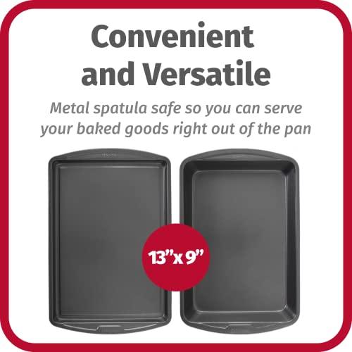 GoodCook Everyday Nonstick Steel 5pc Bakeware Set, Gray