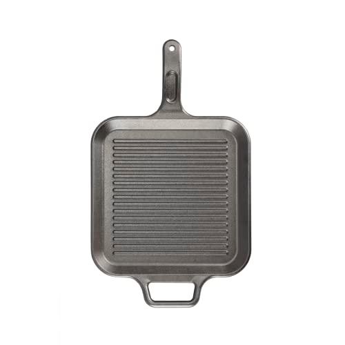 Lodge BOLD 12 Inch Seasoned Cast Iron Grill Pan; Design-Forward Cookware