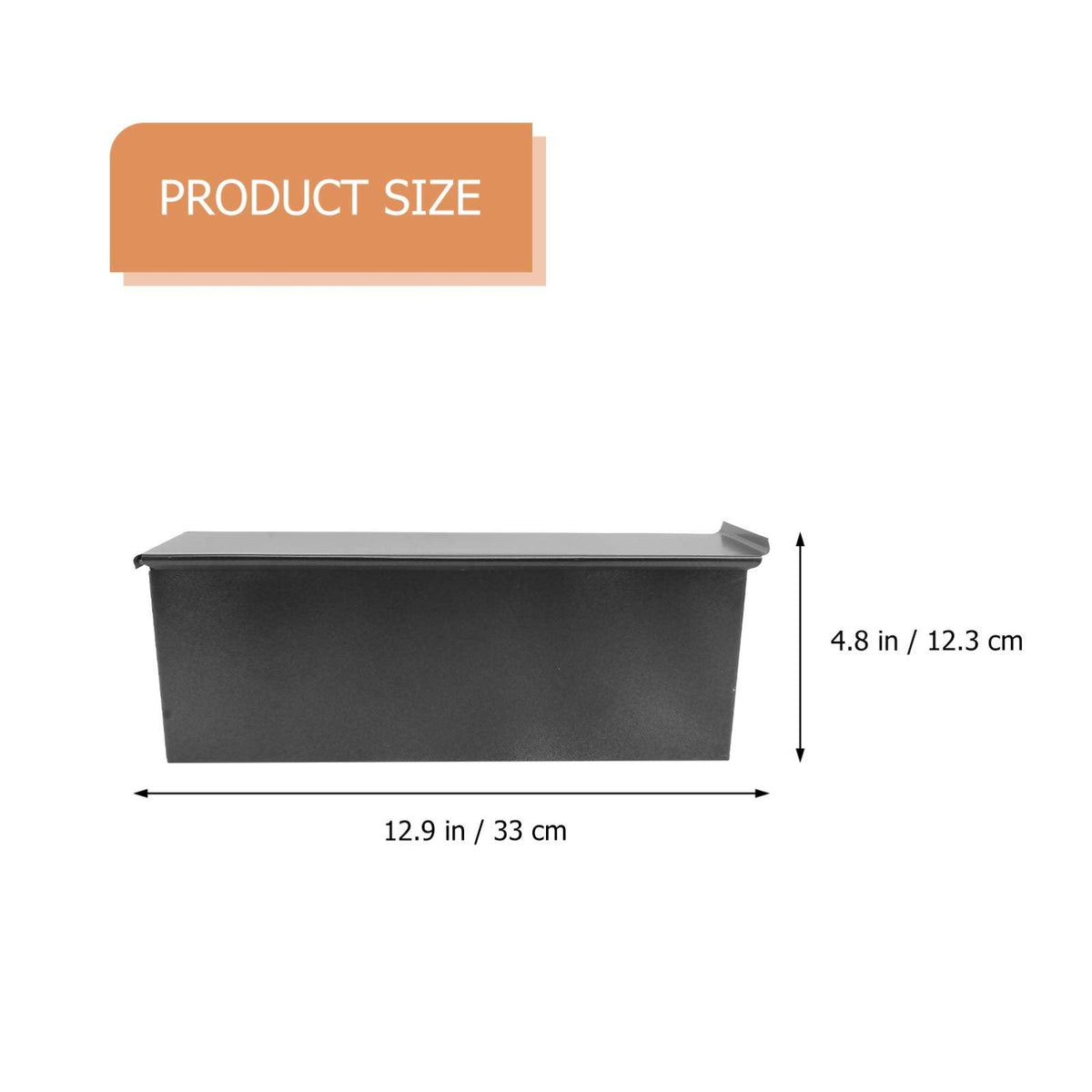 Luxshiny Pullman Baking Pan Bread Tin Loaf Pan With Lid Black Loaf Pan Non- Stick Loaf Pan Toast Bread Bakeware Bread Toast For Oven Baking 750g Pullman Baking Pan Bread Baking Tray