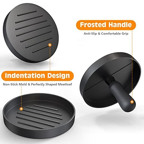 Naitesen Hamburger Press Patty Maker Burger Patty Maker Non-Stick Burger Smasher Cooking Gadgets for Kitchen Baking