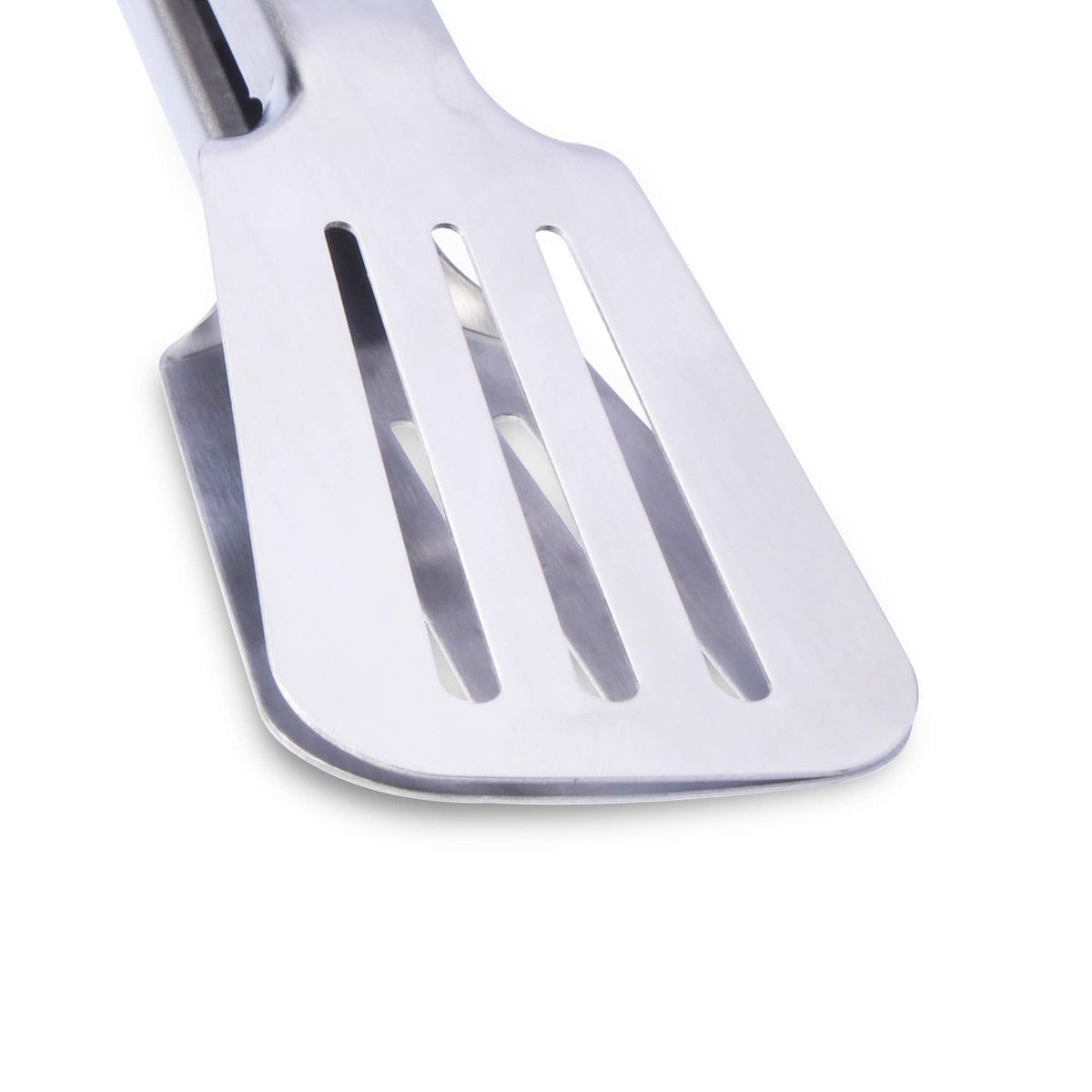 Premium 304 Stainless Steel Barbecue Turners, Heavy Duty Non-Stick BBQ Cooking Kitchen Tongs