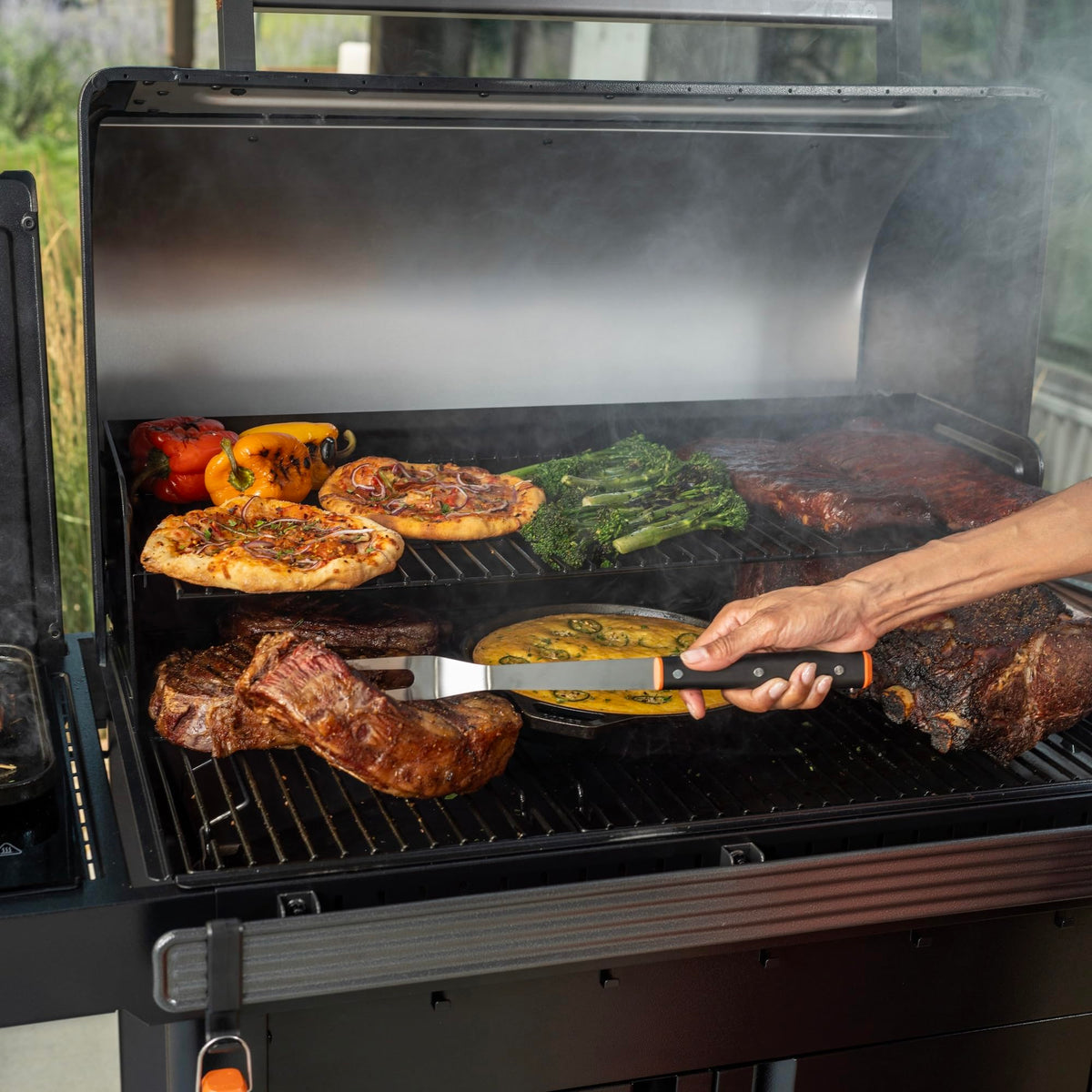 Traeger BAC791 Stainless Steel BBQ Fork Grill Accessory With Dishwasher Safe Handle