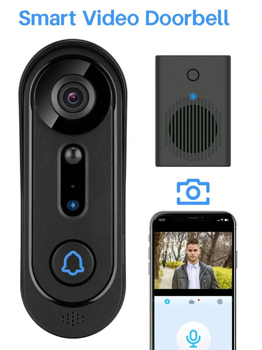 Wireless Smart Video Doorbell Camera