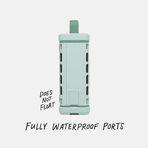 Turtlebox Ranger: Loud! Outdoor Portable Bluetooth 5.4 Speaker | Rugged, Waterproof, Ultra-Portable | Plays to 105db, Deep Bass, Shockproof, Unlimited Pairing for Full Stereo Experience, River Rock