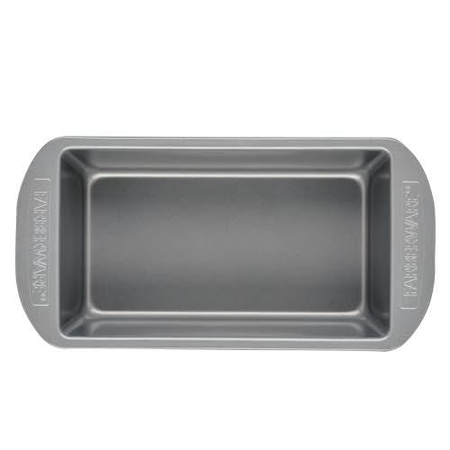 Farberware Nonstick Bakeware 9-Inch x 5-Inch Loaf Pan, Gray