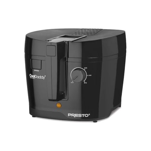Presto 05442 CoolDaddy Cool-touch Deep Fryer - Black