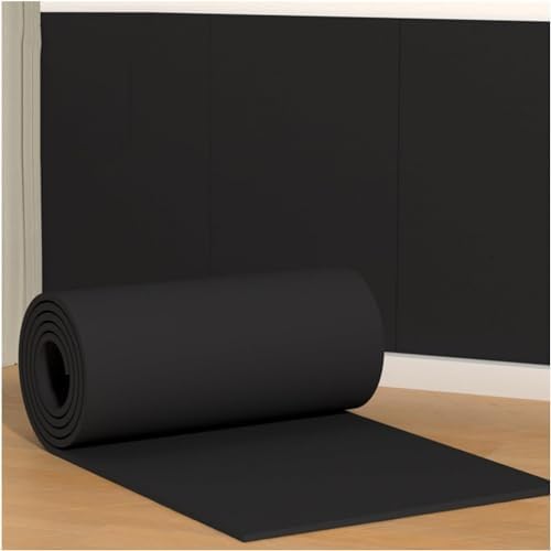 Garage Wall Protectors - Self-Adhesive Rubber Foam Shields for Studio & Gym (Grey, 39.3x39.3in) -, Impact-Resistant Wall Guarding Solutions