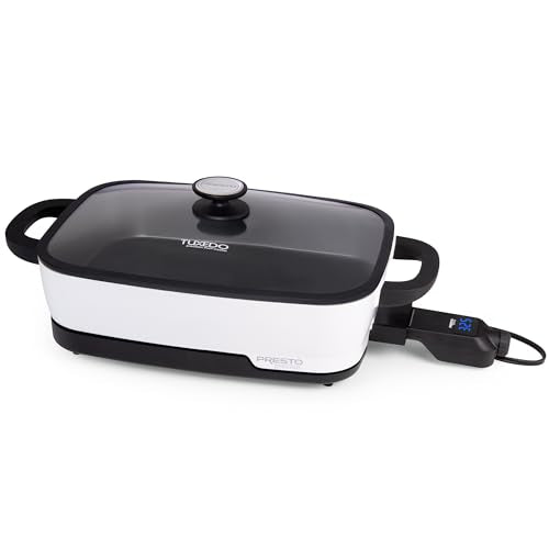 Presto 06854 Tuxedo Digital Precision Skillet, Sous Vide, Multi-Cooker