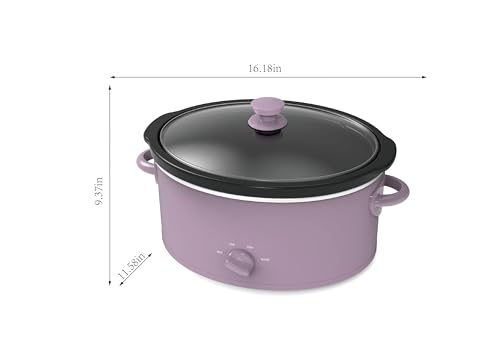 6 Quart Slow Cooker, Lilac Bloom