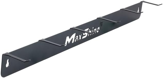 Maxshine Universal Detailing Brush Hanger - 6 Organizer Hooks, Lightweight Wall-Mounted Design for Auto Detailing Supplies, Ideal for Garage & Mobile Use (No Logo, 2, Count)