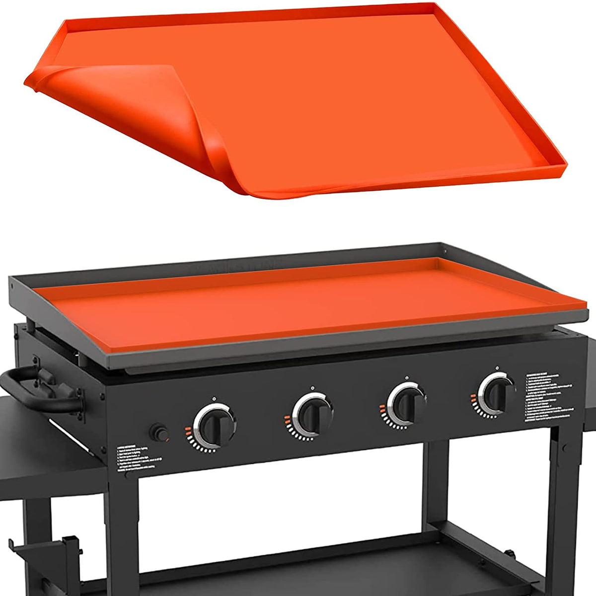 36" Silicone Griddle Mat for Blackstone 36 Inch Griddle, Heavy Duty Food Grade Silicone Griddle Cover, Protect Your Griddle from Dirt & Rust All Year Round