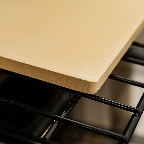 Old Stone Pizza Kitchen Rectangular Pizza Stone for Oven and Grill, 14x16-Inch
