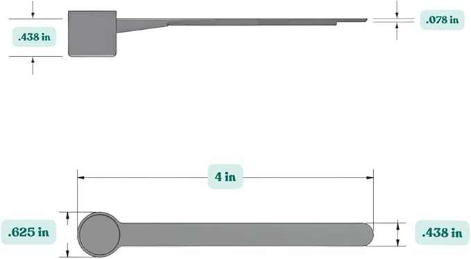 1.5 mL (1.5 CC) Long Handle Plastic Measuring Spoon for Coffee, Protein Powder, Pet Food, Spices, Grains, Dry Goods – Food-Grade BPA-Free (Pack of 5)