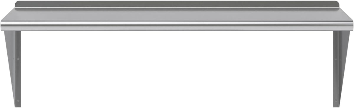 AmGood 48" Long X 24" Deep Stainless Steel Wall Shelf | NSF Certified | Appliance & Equipment Metal Shelving | Kitchen, Restaurant, Garage, Laundry, Utility Room