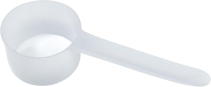 48 mL (48 CC | 1.62 Oz.) Long Handle Plastic Measuring Scoop for Coffee, Protein Powder, Pet Food, Spices, Grains, Dry Goods – Food-Grade BPA-Free (Pack of 1)