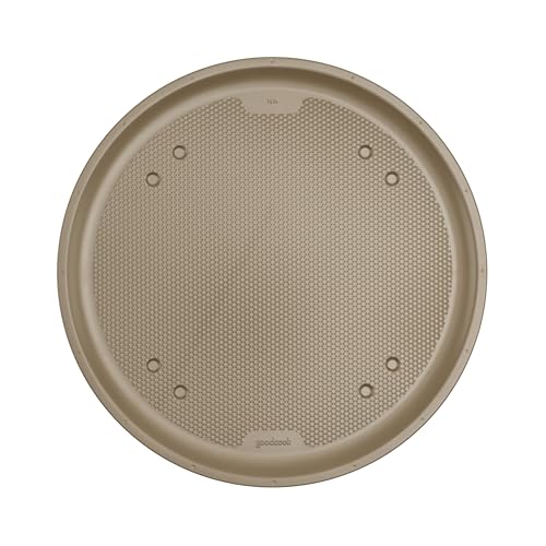 GoodCook BestBake Nonstick Textured Carbon Steel Pizza Pan, 16", Bronze