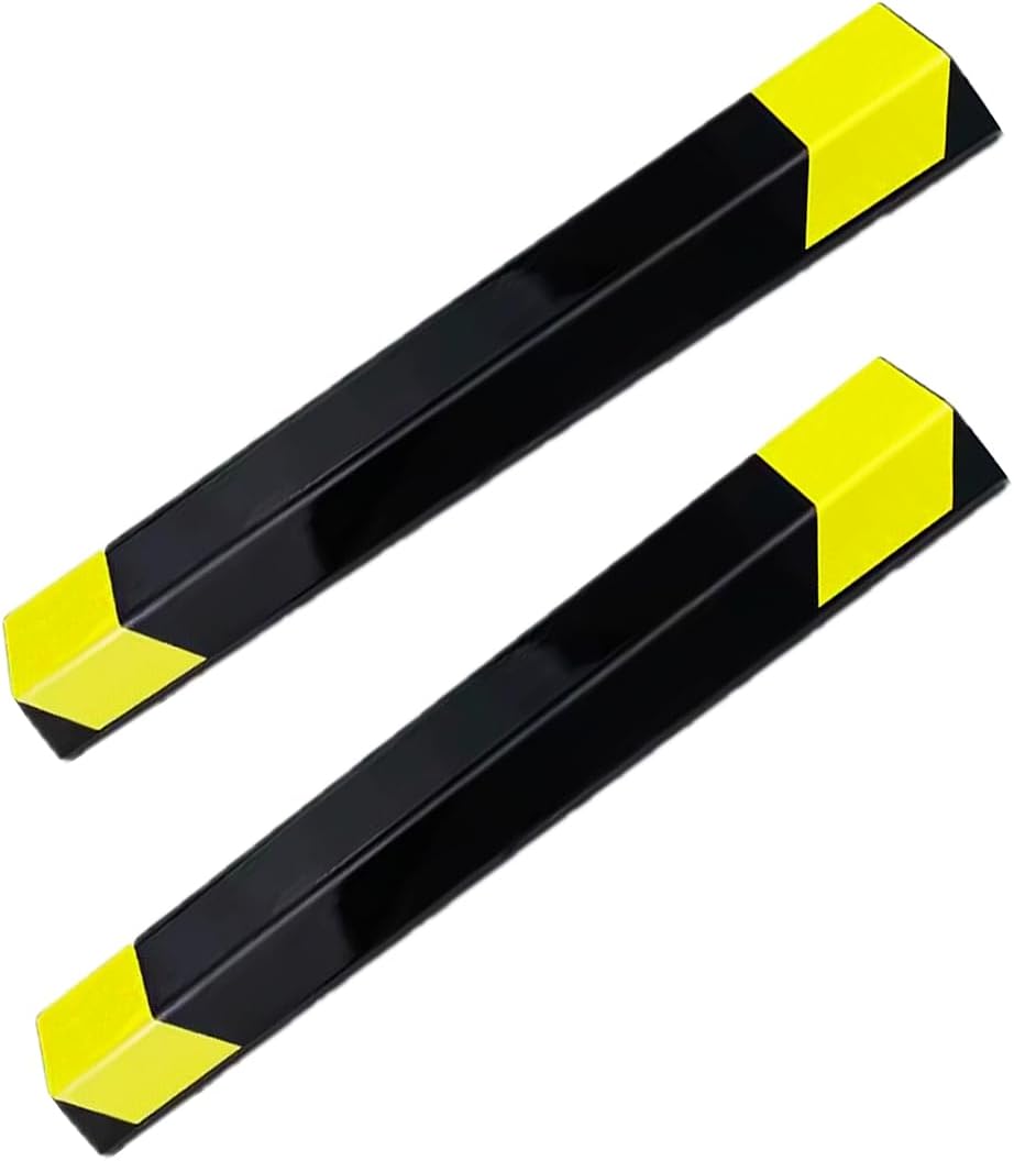 18" Heavy Duty Parking Aid for Garage, Car Parking Stopper for Garage 2 Pack, Parking Aids Protects Car, Parking Stopper Easy to Install (2 Pack 18" L x 1.25H)