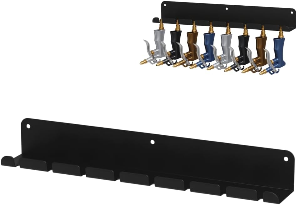 Koova Wall Mount Air Tool Holder - Made in USA - Includes Hardware for Efficient Garage & Tool Storage